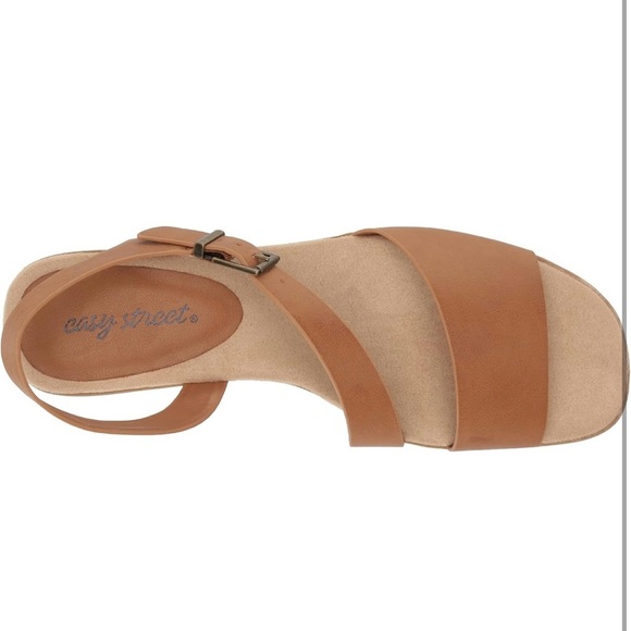 Easy Street Women's Tigris Heeled Sandal 👡 Size 9 | Tan Color - Picture 5 of 11